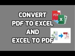 Convert Pdf To Excel And Excel To Pdf Online For Free With Images Excel