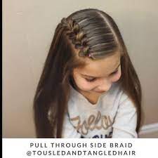 Moms are more interested in little girl hairstyles than their own hair. Hair Peinados Videos Long Ideas For Hair Styles Girl Hair Dos Little Girl Hairstyles