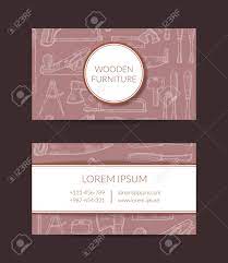 Check spelling or type a new query. Vector Hand Drawn Woodwork Elements Business Card Template For Wooden Furniture Shop Or Hardware Store Illustration Stock Photo Picture And Royalty Free Image Image 107872136