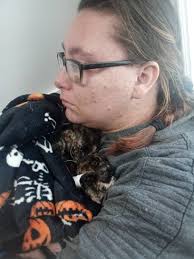 Last night my beloved Kutee (cutie) crossed the rainbow bridge. We didn't  have each other long as you came to us after your other human passed. We  all loved you like you