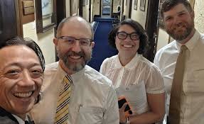 On the Senate subway back from President Trump's joint address to Congress.  A good night for Alaska!