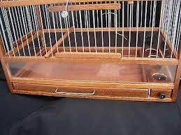 Amazing Wooden Hand Crafted Bird Cage Slide Out Tray Plexiglas Bird Cage Wooden Hand Parrot Toys