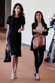 This white dress hits amal clooney style rule no. Amal Clooney Style Look Pulled Together No Matter Where You Re Headed Glamour