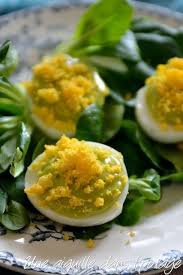 Oeufs Mimosa Et Mayonnaise Au Vert De Poireaux Vert De Poireaux Oeuf Mimosa Poireaux