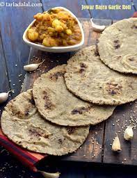 Jowar Bajra Garlic Roti Recipe Bajra Jowar Lehsun Roti Healthy Jowar Bajra Garlic Roti Recipe Healthy Flour Roti Recipe Roti