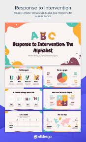 Creative and professional graphics, free downloads. Teaching The Alphabet Will Be More Fun Than Ever With This Creative Template For Goo In 2021 Teaching The Alphabet Response To Intervention Powerpoint Design Templates