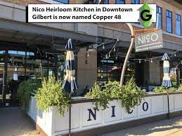 Exterior features include crisp white planters overflowing with fresh, local, herbs, and that all comes together to create a classic, tailored atmosphere ideal for fine dining. Gilbert Now Restaurants Nico Heirloom Kitchen Known For Facebook