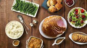 Fresh roasted ham is coated with an easy glaze of mustard and maple syrup. Restaurants Offering Easter Meals For Pick Up Or Delivery Wral Com