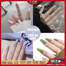 Please specify the colours in notes at checkout and width measurements in mm of each nail if a custom size is needed. Ready Stock 24 Pcs Ballerina Nail Extension Plain Color Fake Nail Diy Nail Art Acrylic False Nails Shopee Philippines