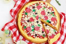 Lightly grease and flour (or grease, then line with parchment, then grease again) two 8 x 2 round cake pans. 27 Inspired Image Of Pizza Birthday Cake Entitlementtrap Com Pizza Birthday Cake Birthday Cake Kids Pizza Cake