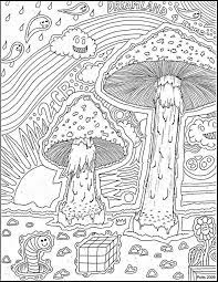 Coloring pages stoner for adults freetable marijuana easy trippy mushroom. Art Stoner Trippy Coloring Pages For Adults Novocom Top