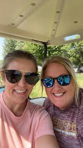 Stacie Rawnsley with a nice putt.