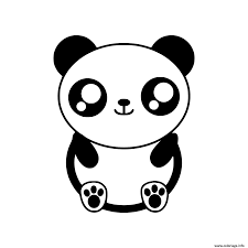 This is the official panda!! Coloriage Kawaii Panda Dessin Kawaii A Imprimer