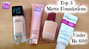 top 3 matte foundations for oily skin