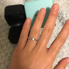 Made of 950 grade platinum with a 0.25 carat diamond. Tiffany Co Jewelry Tiffany Co Elsa Peretti Swan Ring Size 45 Poshmark