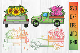 Free Free Flower Truck Svg SVG PNG EPS DXF File