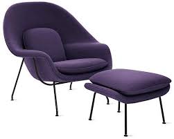 Design Within Reach Knoll Womb Chair And Ottoman Black Fabric At Dwr Chair And Ottoman Shabby Chic Table And Chairs Blue Chairs Living Room