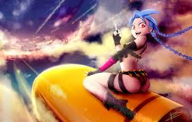 Blue blue is a pyrography by blue woman which was uploaded on july 23rd, 2012. Wallpaper Flight Attack Boots Gloves Cartridges Red Eyes Gesture Euphoria Blue Hair Art In The Sky Braids League Of Legends Shell League Of Legends From The Back Images For Desktop Section Igry