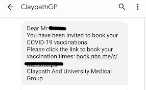 This means it is important to: Covid Vaccination Claypath And University Medical Group