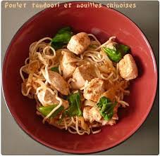 Poulet Tandoori Nouilles Chinoises Et Pousse D Epinard Chefnini Poulet Tandoori Nouilles Chinoises Tandoori