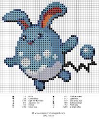 Cross Me Not Azumarill Pokemon Cross Stitch Patterns Pokemon Cross Stitch Cross Stitching