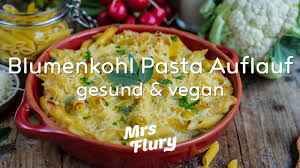 Ich habe vor ein paar tagen einen ganz für die sauce zum überbacken habe ich eine art béchamel hergestellt. Blumenkohl Pasta Auflauf Gesund Vegan Youtube