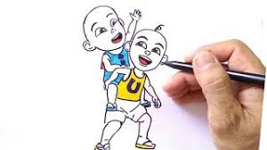 Les' copaque production and lcgdi are proud to present *upin & ipin keris siamang tunggal prologue. Cara Menggambar Upin Ipin Dengan Mudah 100 Ampuh
