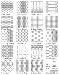 graph paper bead weaving patterns seed bead tutorial loom beading