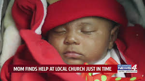 Young mother's water breaks in church; Oklahoma community comes through for  newborn