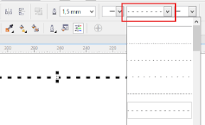 Maksud hati bikin dua garis putus2 seperti di gambar, eh tapi hasilnya gk sejajar. 1 Menit Cara Membuat Garis Putus Putus Di Corel Draw Halaman Tutor