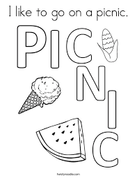 We have collected 40+ picnic blanket coloring page images of various designs for you to color. I Like To Go On A Picnic Coloring Page Twisty Noodle