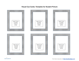 If you can think this will be easy, then your mind is fooling you into believing that you are better than you really are. Visual Cue Cards Udl Strategies Goalbook Toolkit