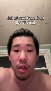 Graduation Cap Painter Talking about Luigi