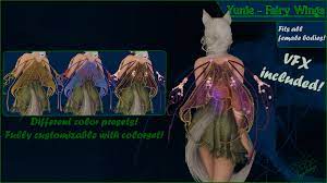 Holo] Yunie - Fairy Wings - The Glamour Dresser : Final Fantasy XIV Mods  and More