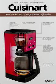 Maybe you would like to learn more about one of these? Red Cuisinart Coffee Maker Pasteurinstituteindia Com