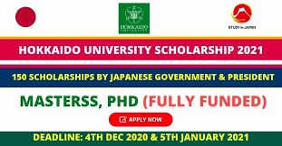 List of full malaysia scholarships & fellowships for international students from developing countries. Hokkaido University Scholarship In Japan 2021 Fully Funded