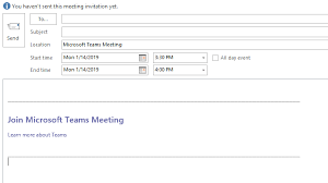 Scheduling a meeting on the web @ teams.microsoft.com. Microsoft Teams Outlook Meeting Add In Url Formatting Issue Martin Boam S Microsoft Blog