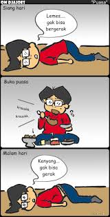 30 Koleksi Gambar Lucu Buka Puasa Kekenyangan Terlengkap Sensei Bbm