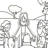 Free jesus washes the feet of the twelve apostles, a way to teach them humility coloring and printable page. Jesus Washing The Disciples Feet Coloring Page Coloring Sun