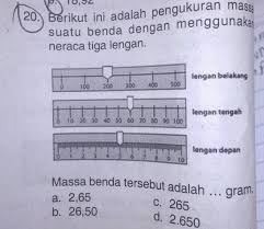 Neraca ohaus ada tiga macam yaitu neraca 2 dua lengan neraca 3 tiga lengan dan neraca 4 empat lengan. Jawab Pakai Jalan Ya Brainly Co Id