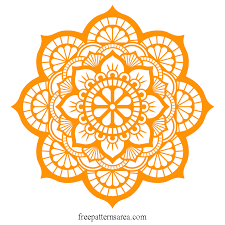 Lotus Mandala Vector Art Pattern Files Freepatternsarea Mandala Design Pattern Mandala Design Art Mandala Vector