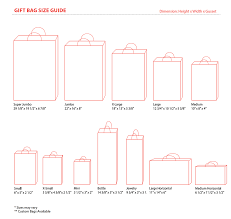 Gift Bag Size Order Quantity Guide Gift Bag Gifts Christmas Bags