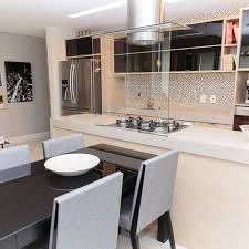 Sala De Jantar Com Mesa Laqueada De Cozinha Americana De Danyela Cor Cozinha Americana Com Sala Cozinha Com Mesa De Jantar Cozinha Integrada Com Sala De Jantar