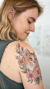 Discover 900+ Cattoo and Cat Portrait Tattoos Ideas