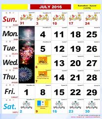 Ia biasanya disampaikan dalam tiga bahasa. Ke Sana Kalendar Kuda Julai 2016