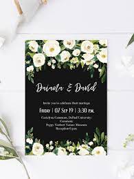 Dark Wedding Invitation Illustrated Wedding Invitations Pretty Wedding Invitations Wedding Invitations Rustic