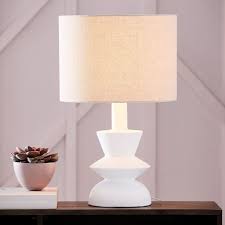 This Would Require A White Shade But Could Be Fun Totem Table Lamp Medium West Elm Table Lamp Modern Lamp Bedroom Lamps