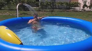 Intex Pool 305 X 76 With Sprinkler Patent Youtube