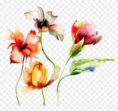 Watercolor painting flowers watercolor png. Paper Painting Flowers Watercolor Flowers Drawings Png Clipart 5943430 Pikpng