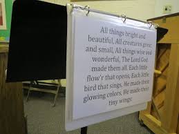 use a binder to create an easy flip chart for singing time